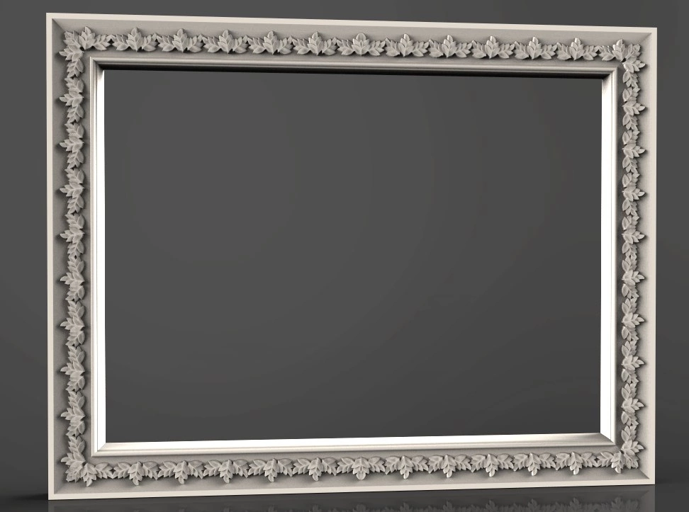 Free cnc stl mirror frame file 0591