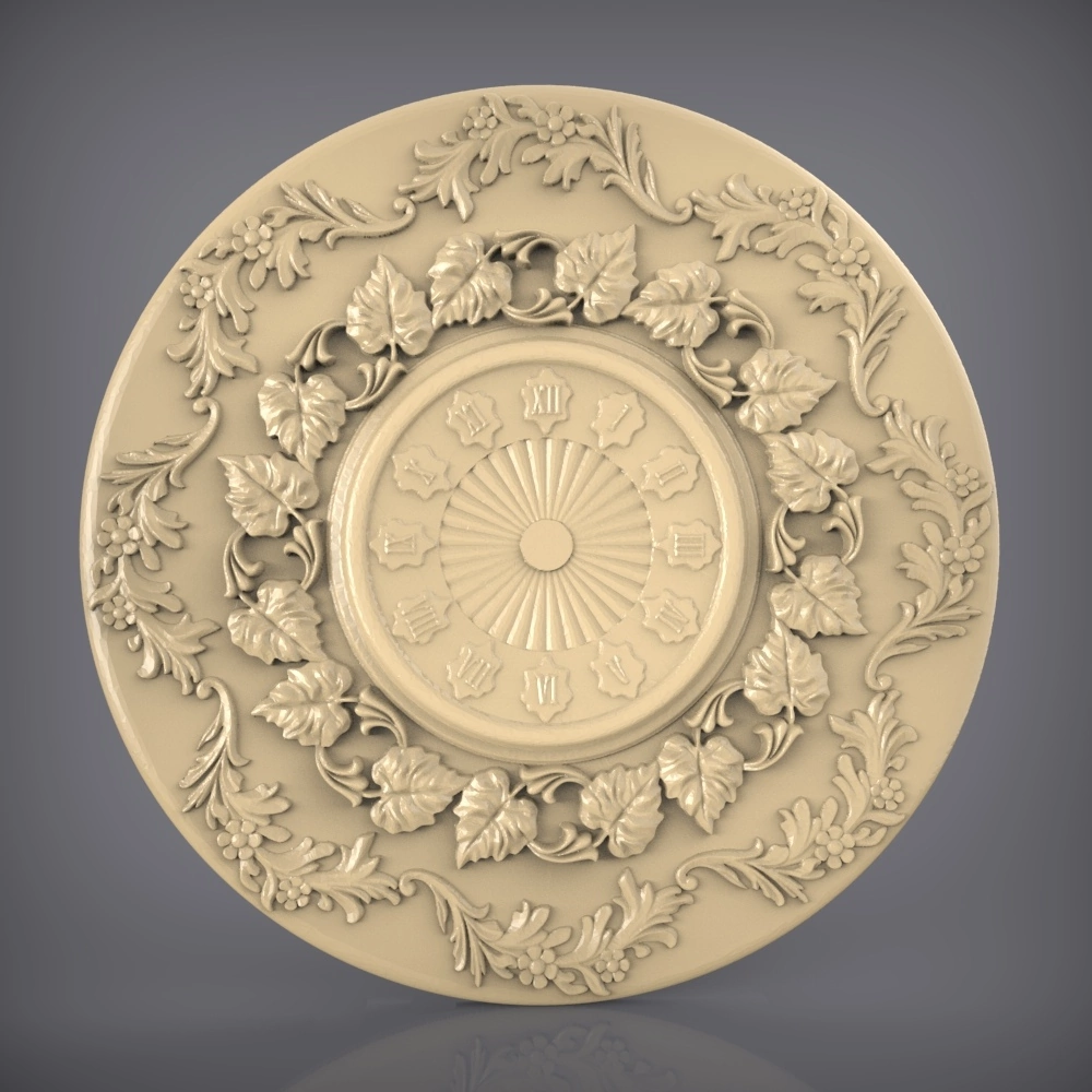 Free cnc stl clock file 0122