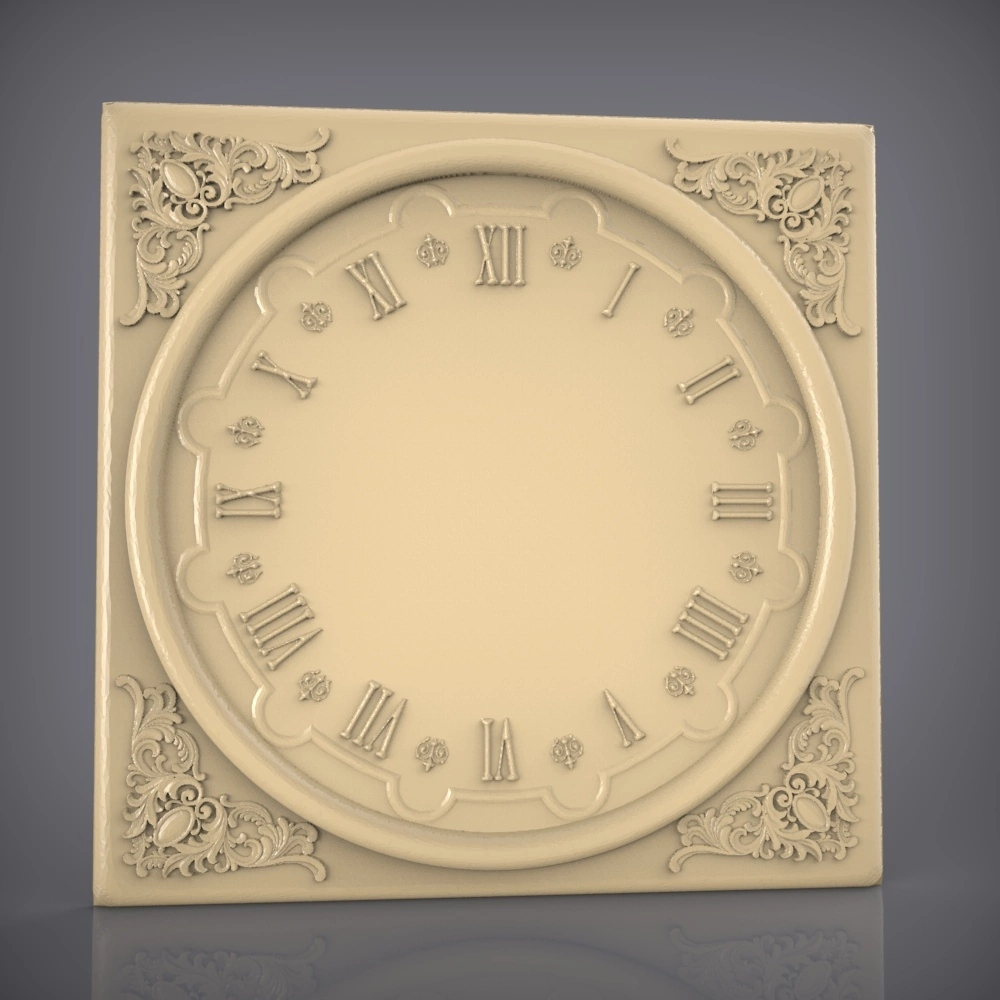 Free cnc stl clock file 0483