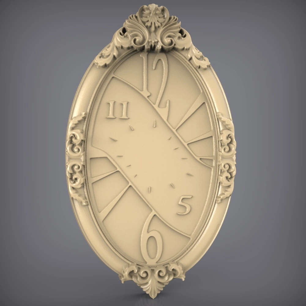 Free cnc stl clock file 0487