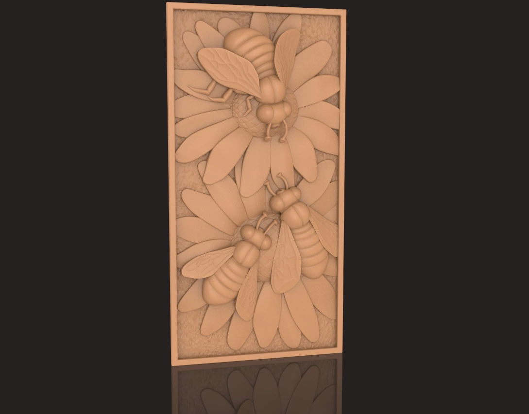 Free cnc stl decorative carving file 0418