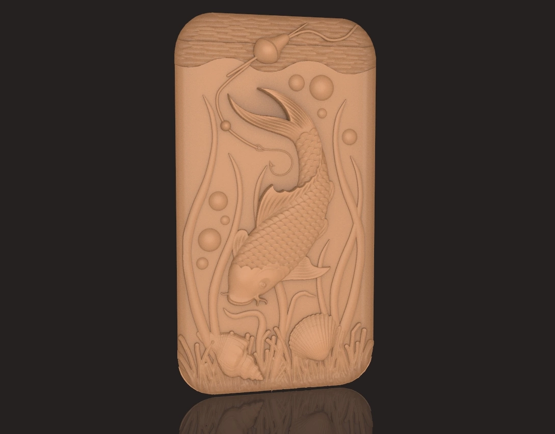 Free cnc stl decorative carving file 0423